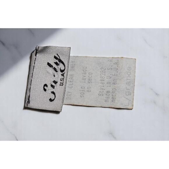 Vintage SaLLY USA Palm Leaf Slip Dress – Size Large – Made in USA - Picture 14 of 16